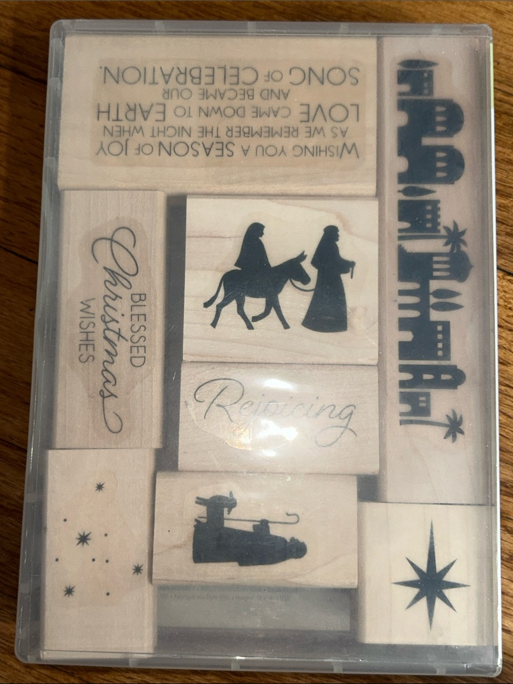 Stampin' Up! Night In Bethlehem Stamp Set - Black Silhouettes